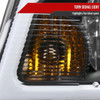 2001-2011 Ford Ranger LED Bar Factory Style Headlights w/Amber Corner Lamp (Matte Black Housing/Clear Lens)