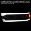 2019-2022 Dodge RAM 2500/3500/4500/5500 Switchback Sequential LED Turn Signal Projector Headlights (White Housing/Clear Lens)
