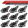 2008-2013 Infiniti G37/2014-2015 Q60 Coupe/Convertible Sequential Switchback LED Turn Signal Projector Headlights (Matte Black Housing/Clear Lens)