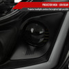 2008-2013 Infiniti G37/2014-2015 Q60 Coupe/Convertible Sequential Switchback LED Turn Signal Projector Headlights (Matte Black Housing/Smoked Lens)