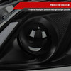 2008-2013 Infiniti G37/2014-2015 Q60 Coupe/Convertible Sequential Switchback LED Turn Signal Projector Headlights (Matte Black Housing/Smoked Lens)