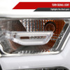 2019-2022 Dodge RAM 1500 Animated LED Bar Factory Style Headlights (Chrome Housing/Clear Lens)