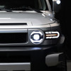 2007-2014 Toyota FJ Cruiser Switchback Sequential Turn Signal Animated LED Bar Projector Headlights (Matte Black Housing/Smoke Lens)