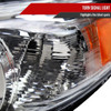 2011-2020 Toyota Sienna Driver/Left Side Projector Headlights (Chrome Housing/Clear Lens)