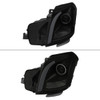 2003-2007 Cadillac CTS Halo Switchback Sequential LED Turn Signal Projector Headlights (Matte Black Housing/Smoke Lens)