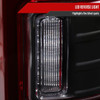 2009-2018 Dodge RAM 1500/2019-2022 RAM 1500 Classic/2010-2018 RAM 2500 3500 LED Bar Tail Lights (Matte Black Housing/Red Clear Lens)