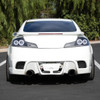 2003-2007 Infiniti G35 Coupe White LED Halo Sequential Signal Tail Lights (Matte Black Housing/Clear Lens)