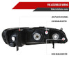 1998-2002 Honda Accord 2/4 Door Factory Style Headlights (Matte Black Housing/Clear Lens)