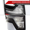 2007-2009 Dodge RAM 1500/2500/3500 White LED Bar Tail Lights (Matte Black Housing/Clear Lens)