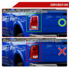 2013-2018 RAM 1500/2500/3500 Sequential Signal LED Tail Lights (Matte Black Housing/Clear Lens)