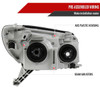 2003-2005 Toyota 4Runner Factory Style Headlights (Chrome Housing/Clear Lens)