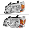 2004-2007 Toyota Highlander Factory Style Headlights (Chrome Housing/Clear Lens)
