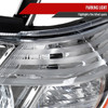 2008-2010 Toyota Highlander Factory Halogen Replacement Headlights (Chrome Housing/Clear Lens)