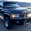 1999-2001 Dodge RAM 1500 Sport Factory Style Headlights and Corner Lights (Chrome Housing/Clear Lens)