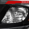 2008-2010 Toyota Highlander Factory Halogen Replacement Headlights (Matte Black Housing/Clear Lens)