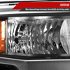 2019-2021 Chevrolet Silverado 1500 Passenger/Right Side Factory Style Projector Headlight (Matte Black Housing/Clear Lens)