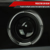 2007-2013 Chevrolet Silverado 1500 2500 3500 LED Strip Dual Halo Projector Headlights (Matte Black Housing/Smoked Lens)