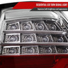 2009-2011 BMW E90 3-Series 4Dr Sedan Red LED Tail Light (Chrome Housing/Red Clear Lens)