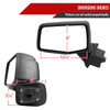 2019-2024 GMC Sierra 1500 Black Power Adjustable, Auto-Fold, BSD & Heated Side Mirror w/ LED Puddle and Auxiliary Light - Driver Side Only