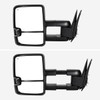 2002-2007 Chevrolet Silverado/ GMC Sierra/Yukon/Yukon XL Power Adjustable, Heated, & Manual Extendable Towing Mirrors w/ Smoked Lens LED Turn Signal & Clearance Lights