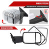 2019-2022 Ram 2500 3500 Chrome Power Adjustable, Manual Fold, BSD & Heated Side Mirror w/ LED Puddle and Turn Signal Light - Passenger Side Only