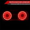 1989-1994 Nissan Skyline GT R32 JDM Red LED Tail Lights (Chrome Housing/Red Lens)