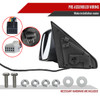 2019-2024 Dodge Ram 1500 Matte Black Power Plane Mirror w/ Manual Convex Mirror, Power Fold w/ Manual Rotate, BSD, Heated Plane Mirror and LED Turn Signal Light