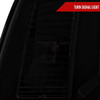 2005-2011 Toyota Tacoma LED Bar Factory Style Headlights (Matte Black Housing/Smoked Lens)
