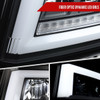 2015-2020 Chevrolet Tahoe Suburban Full LED DRL Sequential Headlights (Matte Black Housing / Clear Lens)