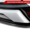 2015-2021 Subaru WRX STi Tail Light w/ Sequential LED Turn SignaL and LED Side Marker Brake Reverse (Matte Black Housing / Clear Lens)