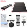 2014-2018 Chevrolet Silverado GMC Sierra 1500 / 2019 Silverado Sierra 1500 Classic 6.5' (78") Bed Hard Quad-Fold Tonneau Cover