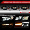 2018–2023 Ford Mustang Full LED Projector Headlights Switchback Sequential with Start-Up Animation (Glossy Black Housing / Clear Lens)