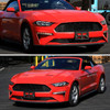 2018–2023 Ford Mustang Full LED Projector Headlights Switchback Sequential with Start-Up Animation (Glossy Black Housing / Clear Lens)