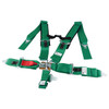 Universal Green 5 Point Latch & Link Racing Seat Belt Safety Harness
