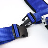 Universal Blue 5 Point Latch & Link Racing Seat Belt Safety Harness