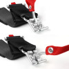 Universal Black 5 Point Latch & Link Racing Seat Belt Safety Harness