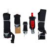 Universal Black 5 Point Latch & Link Racing Seat Belt Safety Harness