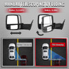2009-2012 Dodge RAM 1500 Black Power Heated 2023 Style Towering Mirror w/ Sequential Signal