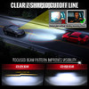 2021-2023 Ford F-150 Full LED Projector Headlights w/ Switchback LED Sequential Turn Signals DRL Parking Light Strip (Black Housing / Smoked Lens)  - Fits Models w/ Factory Halogen Headlights