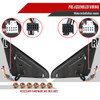 2013-2017 Dodge RAM 1500/2500/3500 Power Adjustable, Auto-Fold, Heated, ATS, & Manual Extendable Black Side Mirrors w/ LED Turn Signal & Puddle Lights