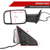 2019-2022 Ram 2500 3500 Chrome Power Adjustable, Auto-Fold, BSD & Heated Side Mirror w/ LED Puddle and Turn Signal Light - Driver Side Only