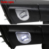 2009-2012 Dodge RAM 1500 Power Adjustable, Foldable, Heated, & Manual Extendable Chrome Towing Mirrors w/ Clear Lens LED Turn Signal & Puddle Lights