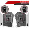 2019-2025 GMC Sierra 1500 Power Adjustable, Heated, & Manual Extendable Chrome Towing Mirrors w/ Clear Lens LED Turn Signal & Clearance Lights