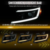 2015-2022 Chevrolet Colorado Projector Headlights w/ LED DRL Light Strip Sequential Turn Signal and Side Marker  (Black Housing / Smoked Lens)