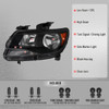 2015-2022 Chevrolet Colorado Factory Headlights (Matte Black Housing / Clear Lens)