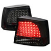 2005-2010 Dodge Charger LED Tail Lights (Chrome Housing/Smoked Lens)