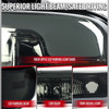 1999-2002 Chevrolet Silverado / 2000-2006 Tahoe / Suburban LED Bar Factory Style Headlights w/ Bumper Light Assembly (Chrome Housing / Smoked Lens)