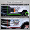 2018-2020 Ford F-150 Full LED Projector Headlights w/ Switchback LED Sequential Turn Signals DRL (Black Housing / Smoked Lens)