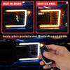 2018-2020 Ford F-150 Full LED Projector Headlights w/ Switchback LED Sequential Turn Signals DRL (Chrome Housing / Clear Lens)