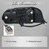 2015-2023 Ford Mustang Sequential LED Turn Signal Tail Lights (Black Housing / Smoke Lens)